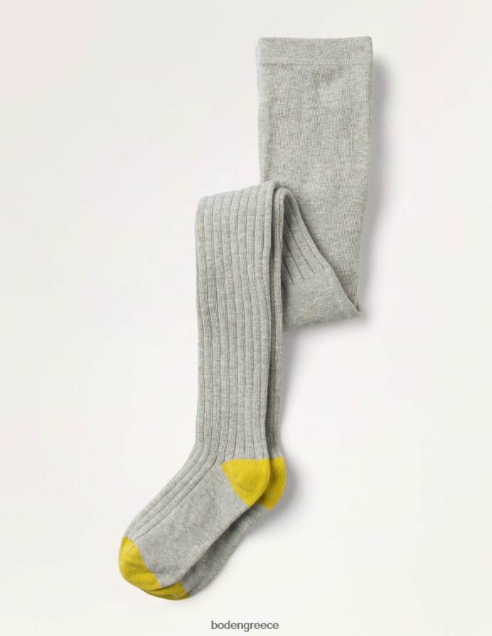 γκρίζα μάργα είδη ένδυσης καλσόν με ραβδώσεις Boden κορίτσια 464PH83153