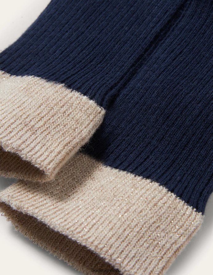 ναυτικό μπλε είδη ένδυσης ραβδωτό καλσόν χωρίς πόδια Boden μωρό 464PH8570