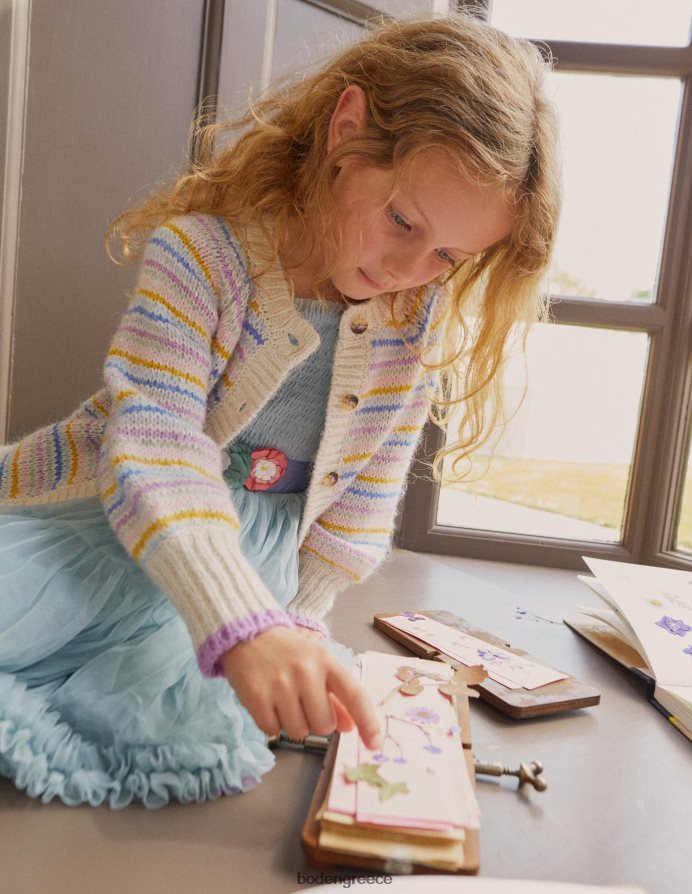 πολλαπλή λωρίδα είδη ένδυσης ζακέτα ριγέ μπλουζόν Boden μωρό 464PH8538