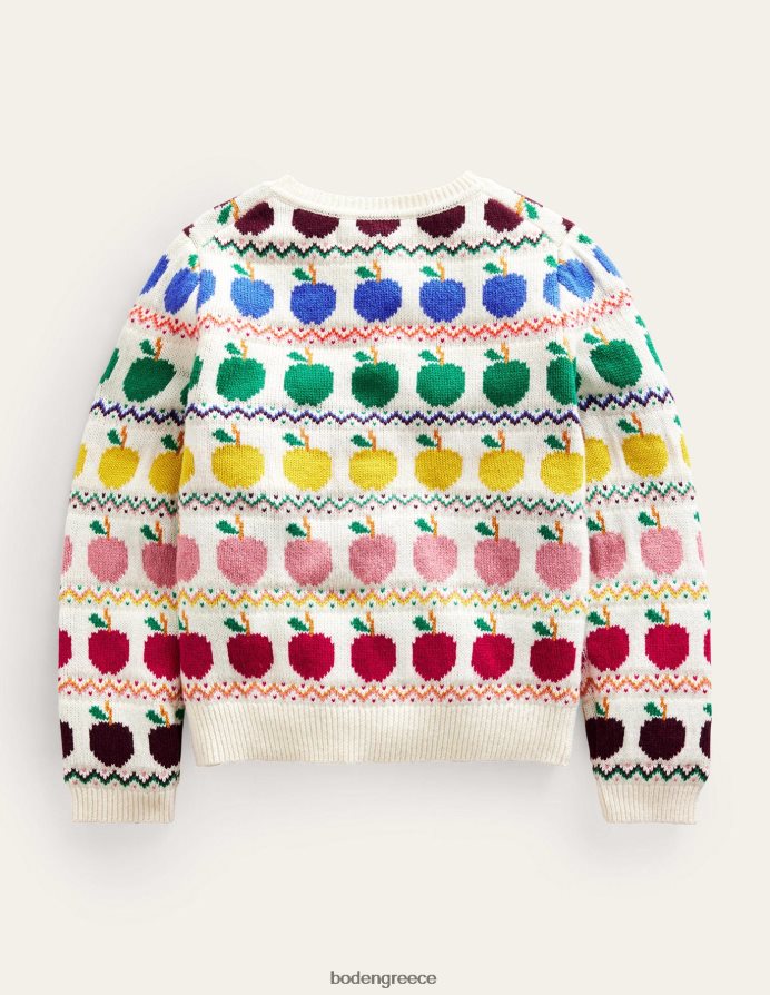 ελεφαντόδοντο μήλα είδη ένδυσης ζακέτα fair isle Boden μωρό 464PH8532