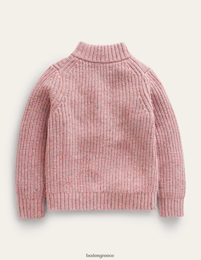 αχνό ροζ neps είδη ένδυσης μισό φερμουάρ Boden μωρό 464PH8541