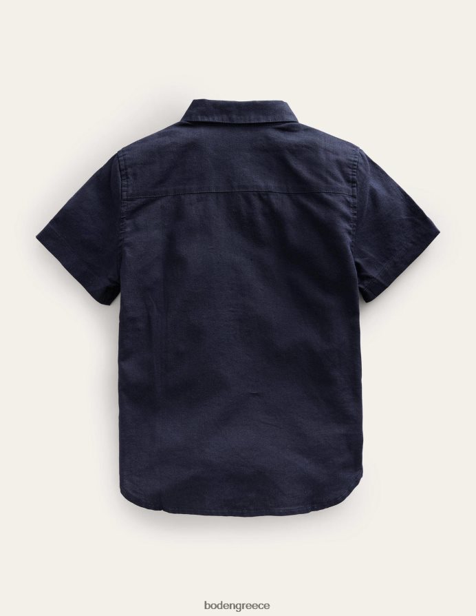 ΠΟΛΕΜΙΚΟ ΝΑΥΤΙΚΟ είδη ένδυσης βαμβακερό λινό πουκάμισο Boden μωρό 464PH83004