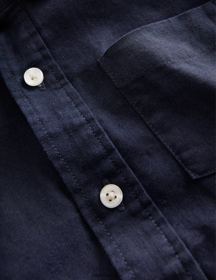 ΠΟΛΕΜΙΚΟ ΝΑΥΤΙΚΟ είδη ένδυσης βαμβακερό λινό πουκάμισο Boden μωρό 464PH83004