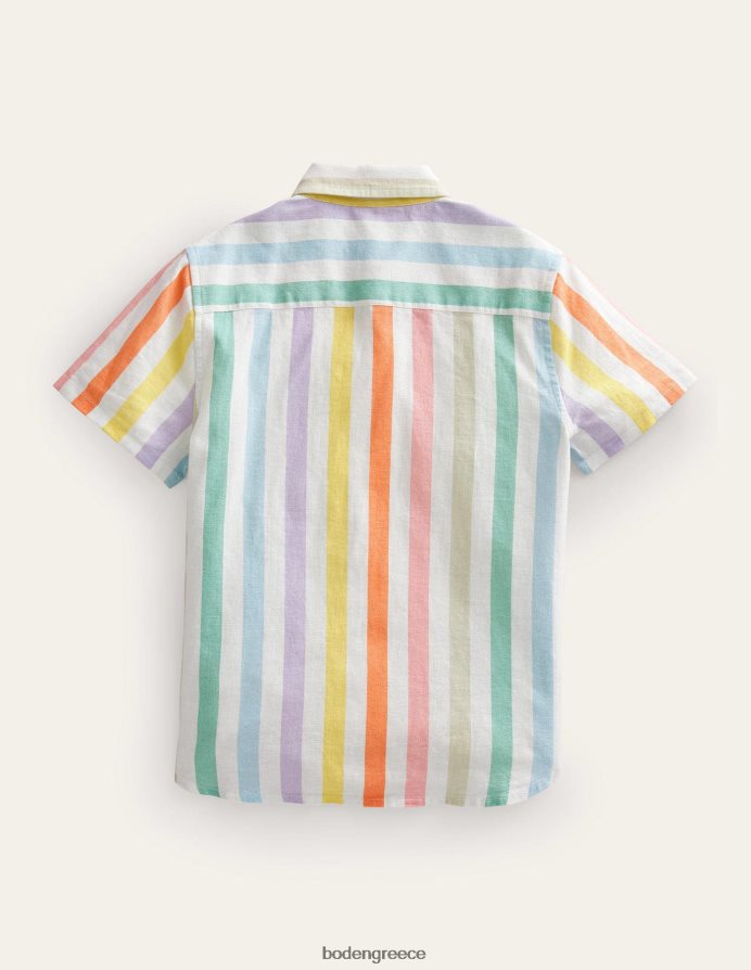 νεραγκούλα και csarite ουράνιο τόξο είδη ένδυσης βαμβακερό λινό πουκάμισο Boden μωρό 464PH83473