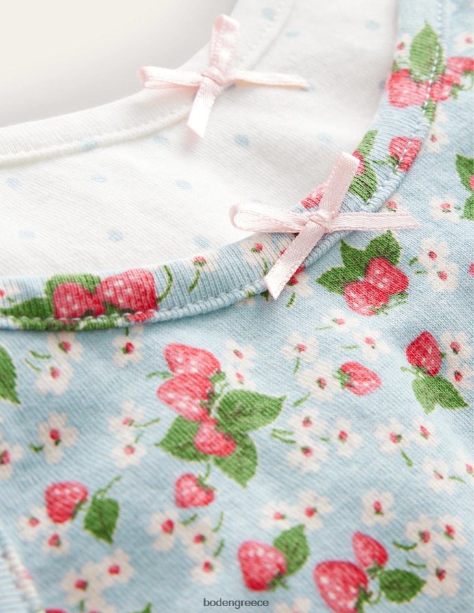 λουλουδάτη φράουλα είδη ένδυσης γιλέκα 2 πακέτο Boden μωρό 464PH8563