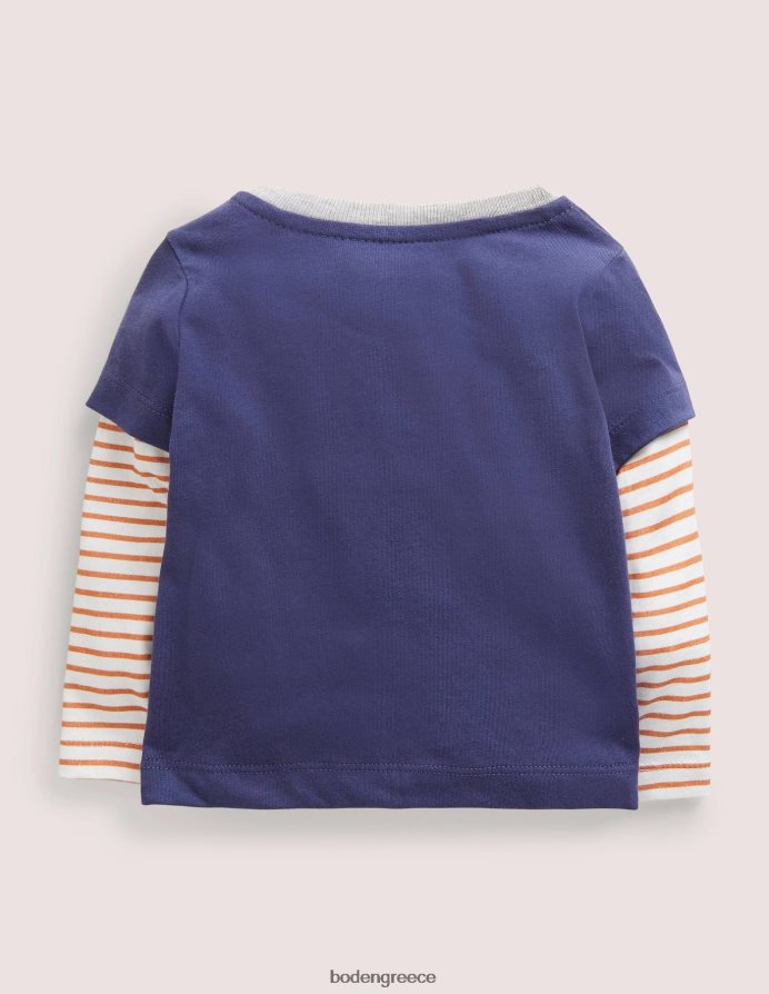 δεξιά σκαντζόχοιρος είδη ένδυσης απλικέ μπλουζάκι απόκριες Boden μωρό 464PH83360