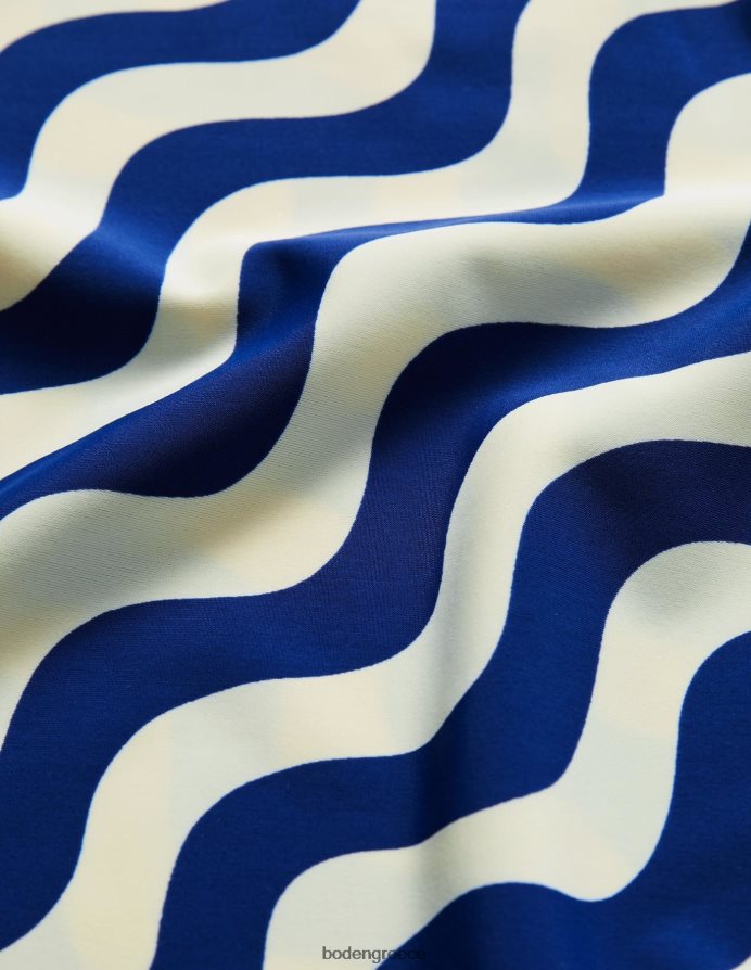 ιβουάρ/μπλε κύμα είδη ένδυσης γιλέκο εξανθήματος με σχέδια Boden μωρό 464PH83372