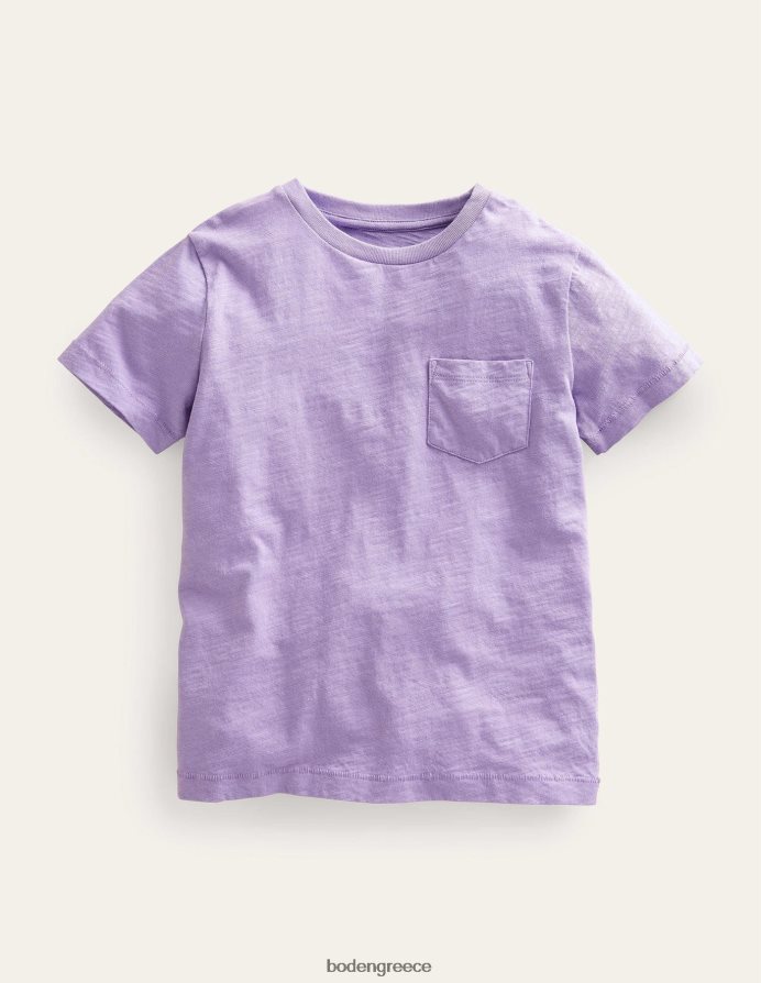 ομιχλώδης λεβάντα είδη ένδυσης πλυμένο μπλουζάκι Boden μωρό 464PH83415