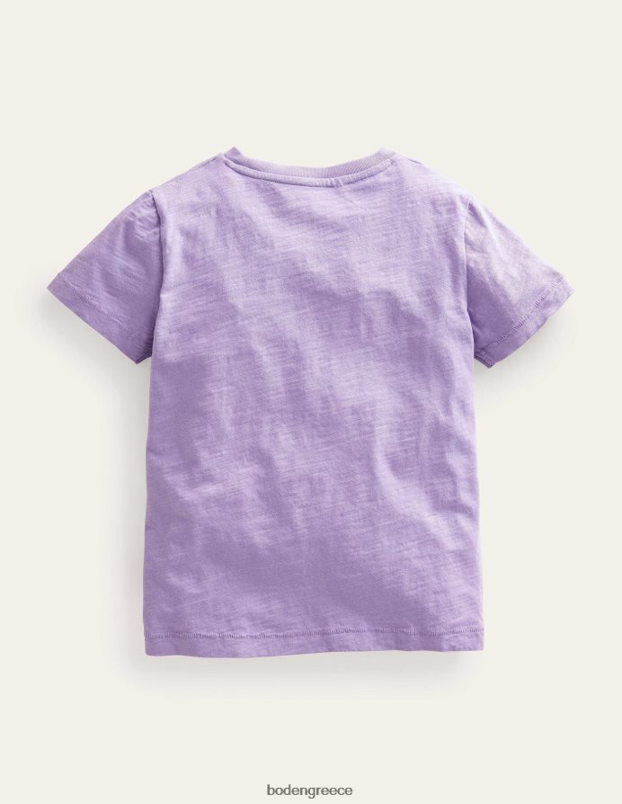 ομιχλώδης λεβάντα είδη ένδυσης πλυμένο μπλουζάκι Boden μωρό 464PH83415