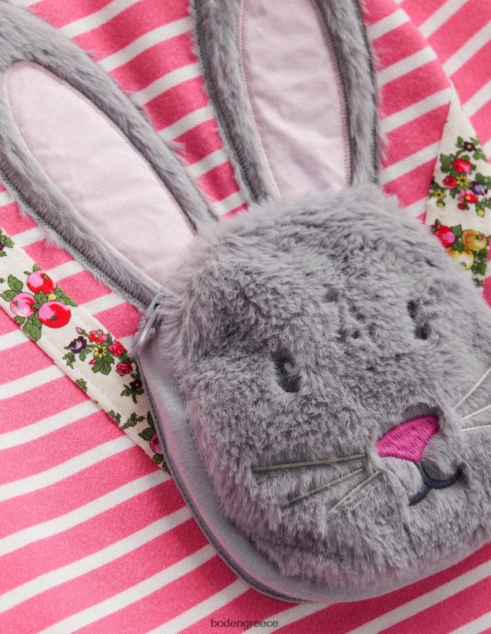 αζαλέα ροζ/ιβουάρ είδη ένδυσης απλικέ τουνίκ τσέπης Boden μωρό 464PH8381