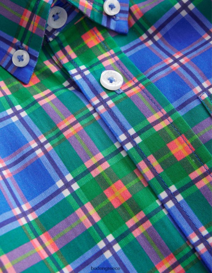 μπλε επιταγή είδη ένδυσης πλυμένο πουκάμισο Boden μωρό 464PH8394