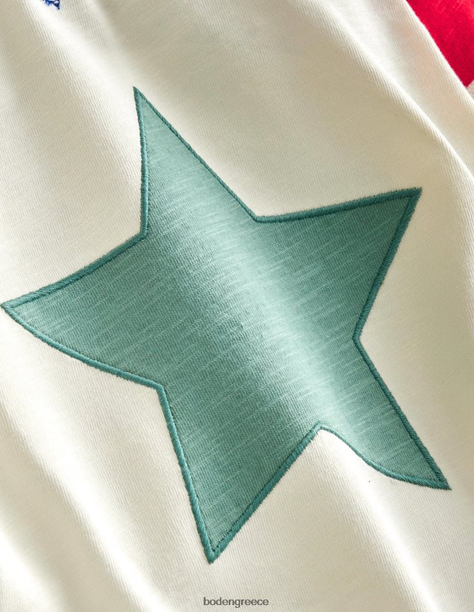 αστέρι ελεφαντόδοντο/πεππάδιου είδη ένδυσης Ρεγκλάν μπλουζάκι με λογότυπο με κουκούλα Boden μωρό 464PH8428