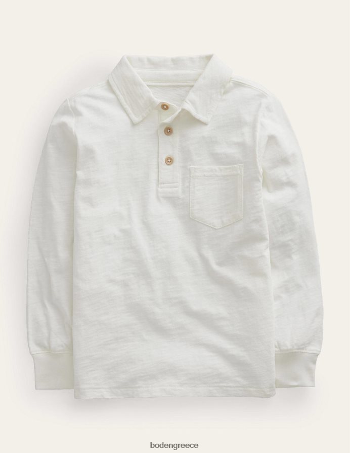 ελεφαντόδοντο είδη ένδυσης μακρυμάνικο μπλουζάκι πόλο Boden μωρό 464PH8433