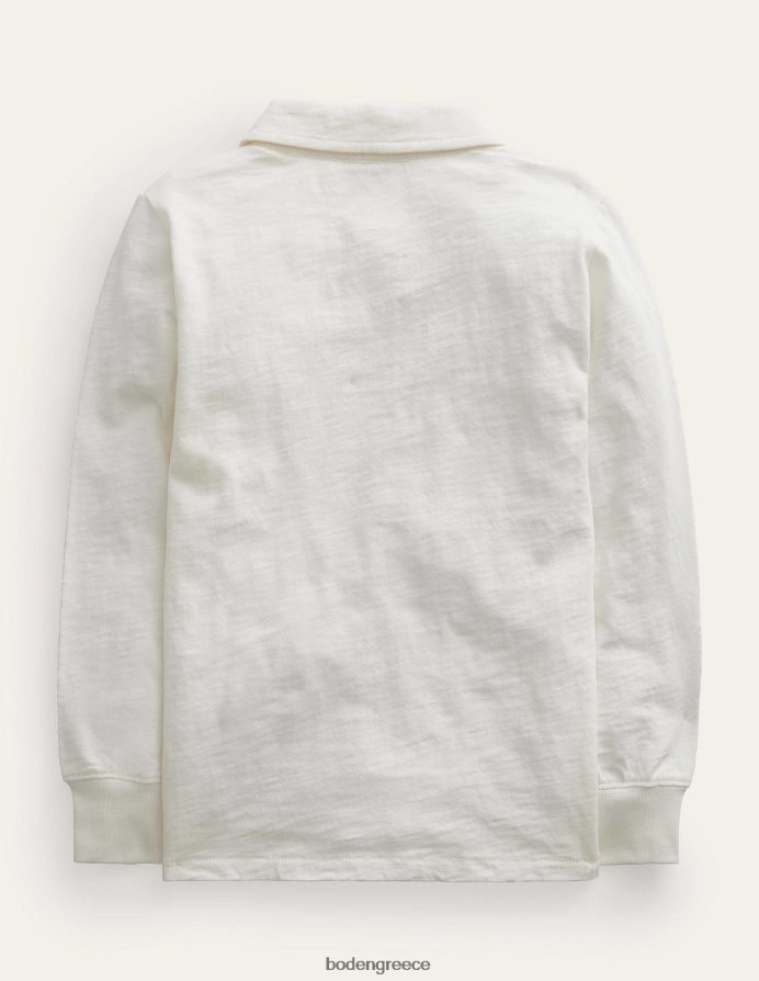 ελεφαντόδοντο είδη ένδυσης μακρυμάνικο μπλουζάκι πόλο Boden μωρό 464PH8433