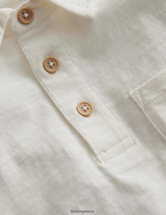 ελεφαντόδοντο είδη ένδυσης μακρυμάνικο μπλουζάκι πόλο Boden μωρό 464PH8433