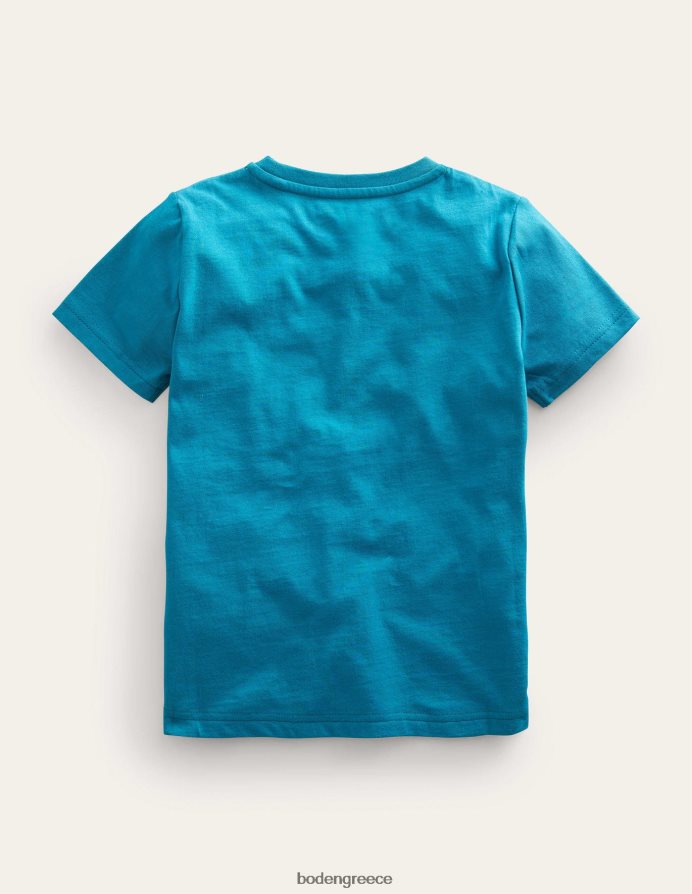 περσικός πράσινος αμμωνίτης είδη ένδυσης T-shirt με γεγονότα για ζώα Boden μωρό 464PH83419