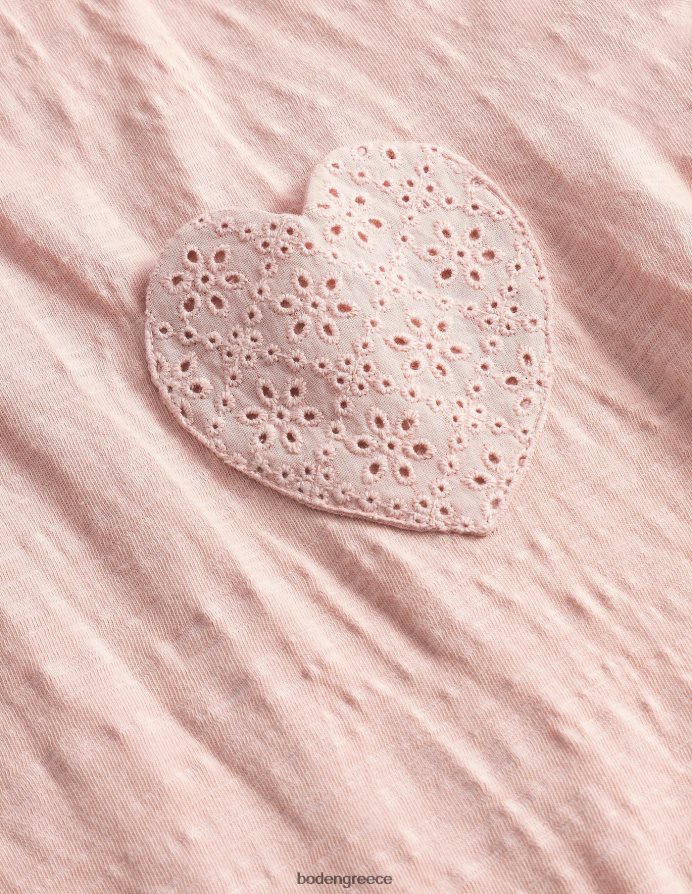 boto pink είδη ένδυσης μπλουζάκι με τσέπη broderie Boden μωρό 464PH83451