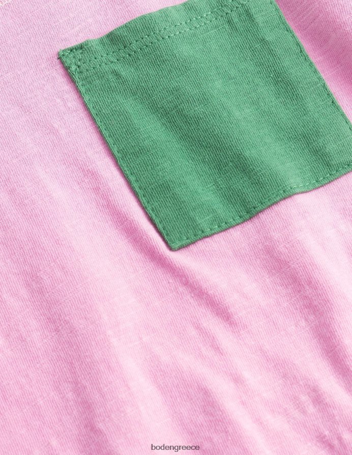 λιλά σιφόν ροζ είδη ένδυσης colourblock μπλουζάκι Boden μωρό 464PH83432