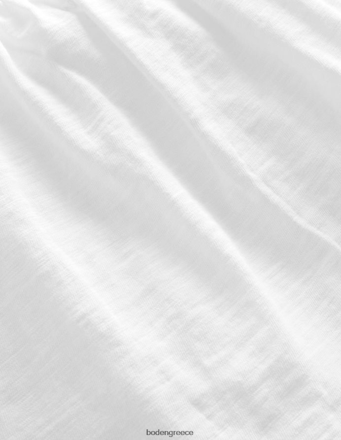 άσπρο είδη ένδυσης τετράγωνο λαιμό μπροντέρι mix top Boden μωρό 464PH83331