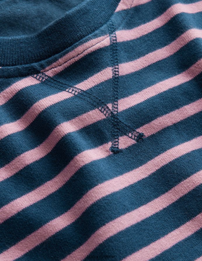 navy blue/lilas είδη ένδυσης πλήρωμα ράγκμπι με μακριά μανίκια Boden μωρό 464PH83572