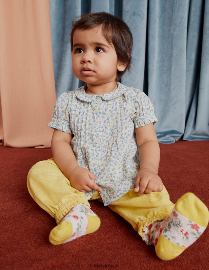 vista μπλε λουλουδάτο είδη ένδυσης Νοσταλγικό υφαντό σετ παιχνιδιού Boden μωρό 464PH83346