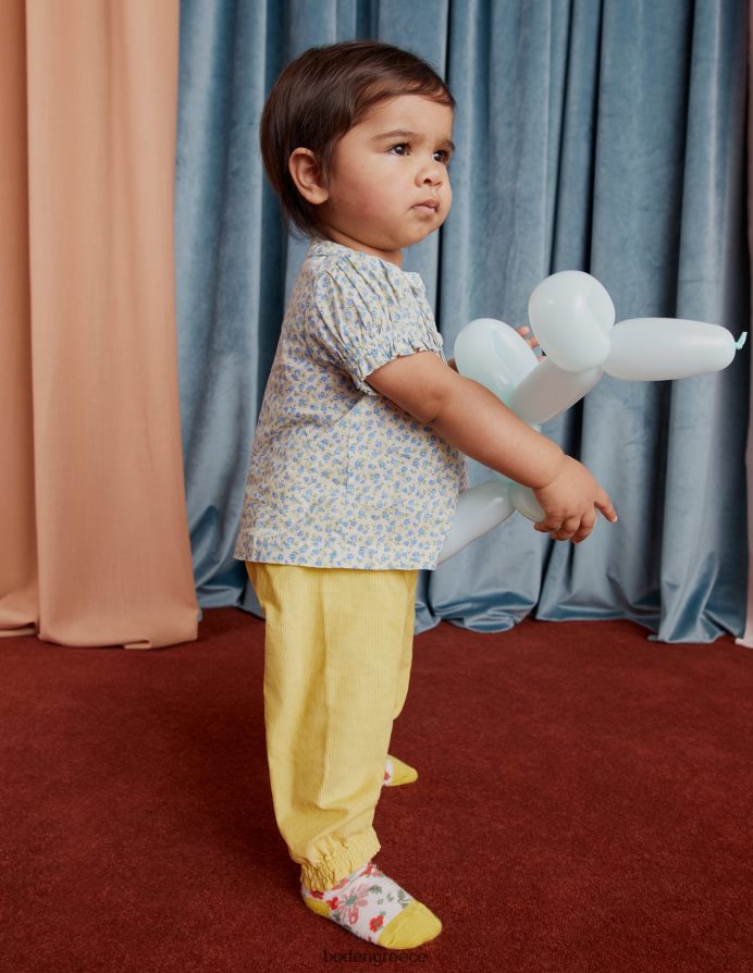 vista μπλε λουλουδάτο είδη ένδυσης Νοσταλγικό υφαντό σετ παιχνιδιού Boden μωρό 464PH83346