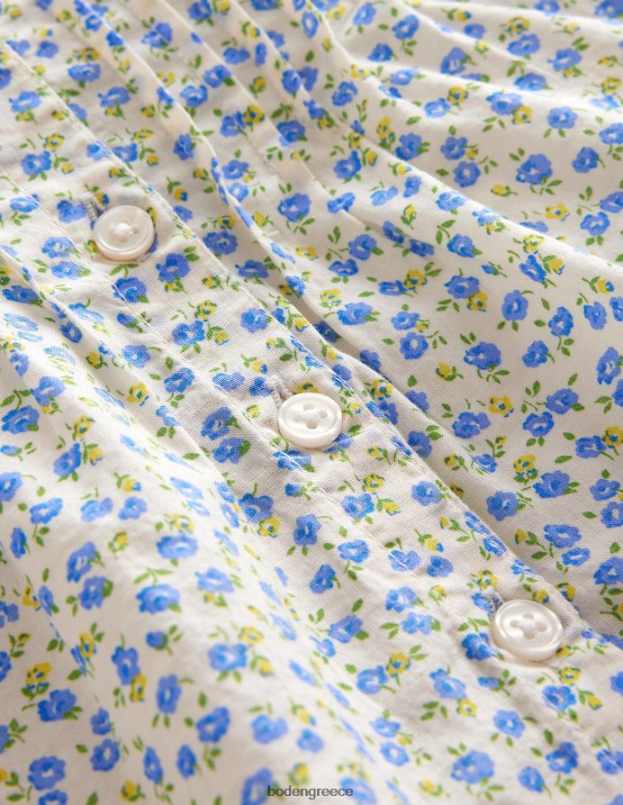 vista μπλε λουλουδάτο είδη ένδυσης Νοσταλγικό υφαντό σετ παιχνιδιού Boden μωρό 464PH83346