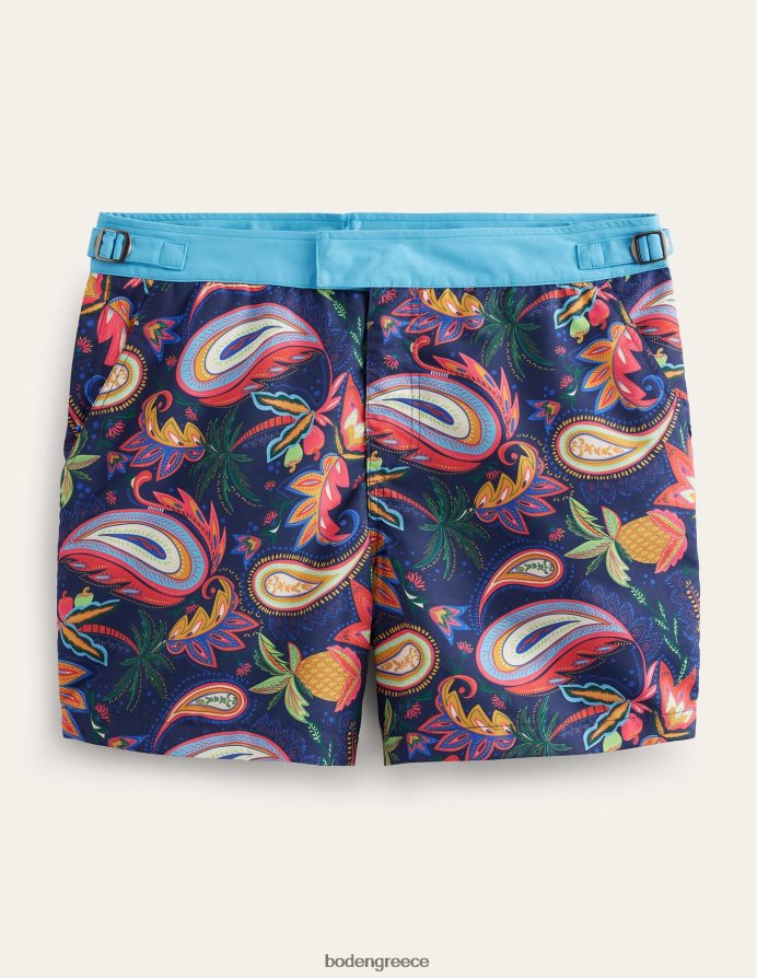 multi ανανά paisley είδη ένδυσης σταθερή μέση κολύμπι σύντομη Boden άνδρες 464PH83566