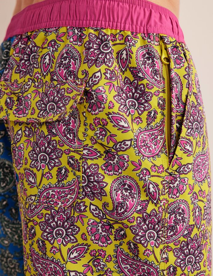 λουλουδάτο μαροκινό μπλε paisley είδη ένδυσης ελαστική μέση κολύμπι κοντά Boden άνδρες 464PH83560