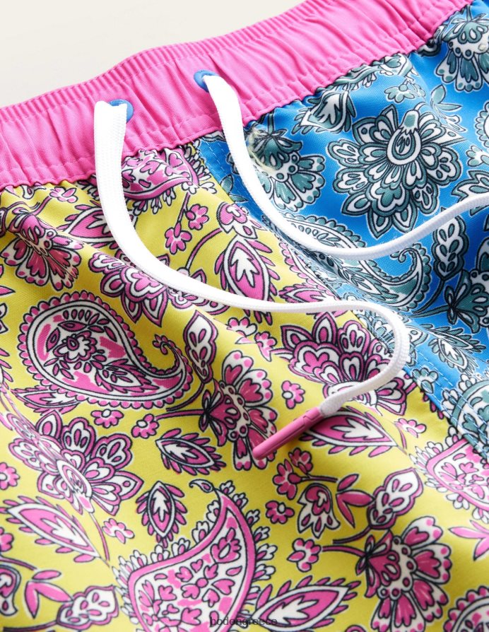 λουλουδάτο μαροκινό μπλε paisley είδη ένδυσης ελαστική μέση κολύμπι κοντά Boden άνδρες 464PH83560