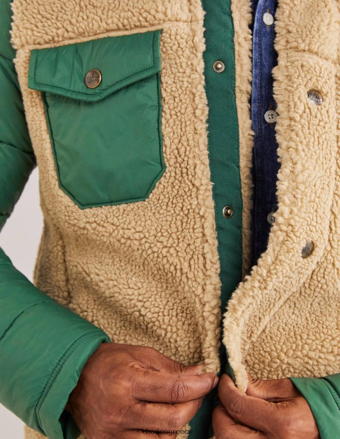 κυνηγός πράσινος/εκρού είδη ένδυσης κουμπί σέρπα μέσα από σακάκι Boden άνδρες 464PH83581