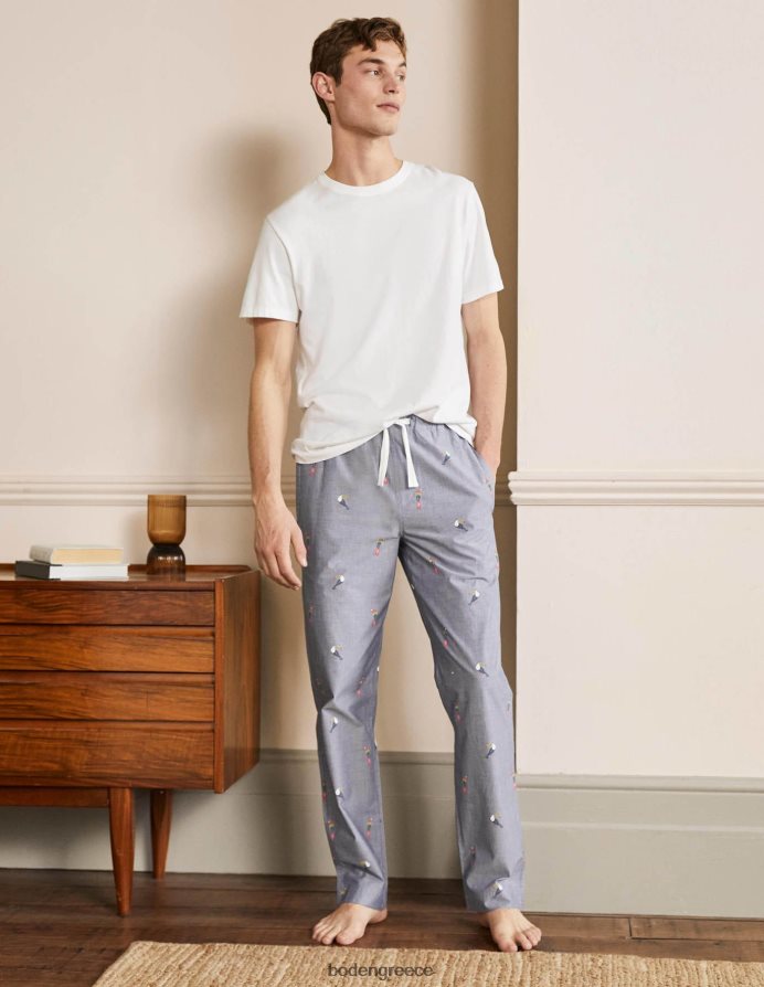 σαμπρέ τουκάν είδη ένδυσης βαμβακερή ποπλίνα πιτζάμα Boden άνδρες 464PH83598