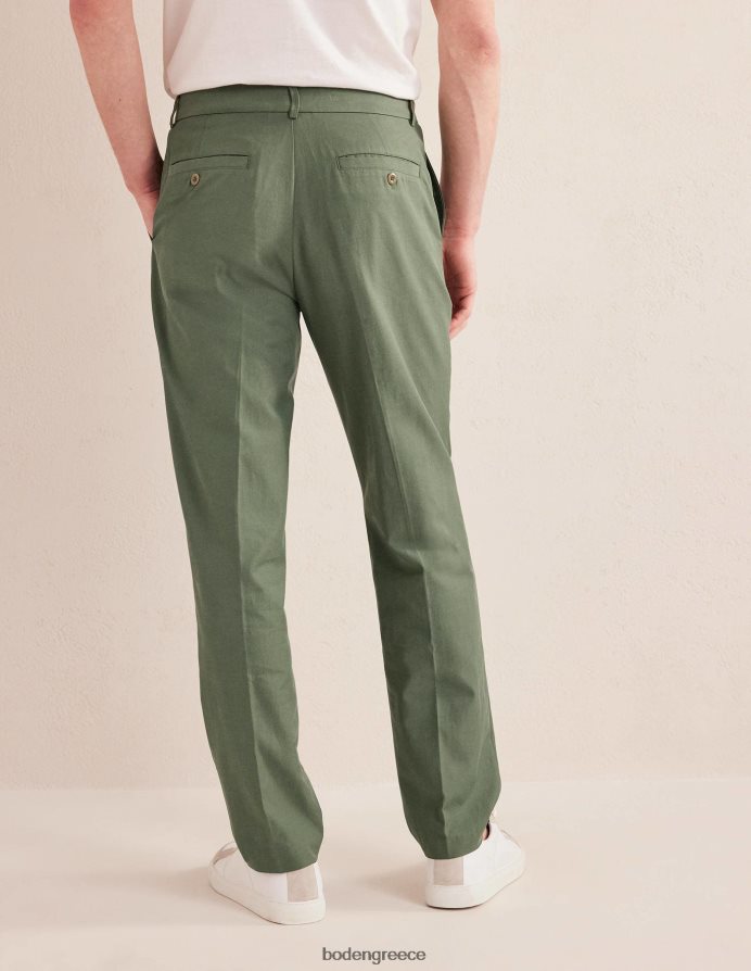 πράσινο αλιγάτορα είδη ένδυσης πλυμένο έξυπνο παντελόνι Boden άνδρες 464PH83623