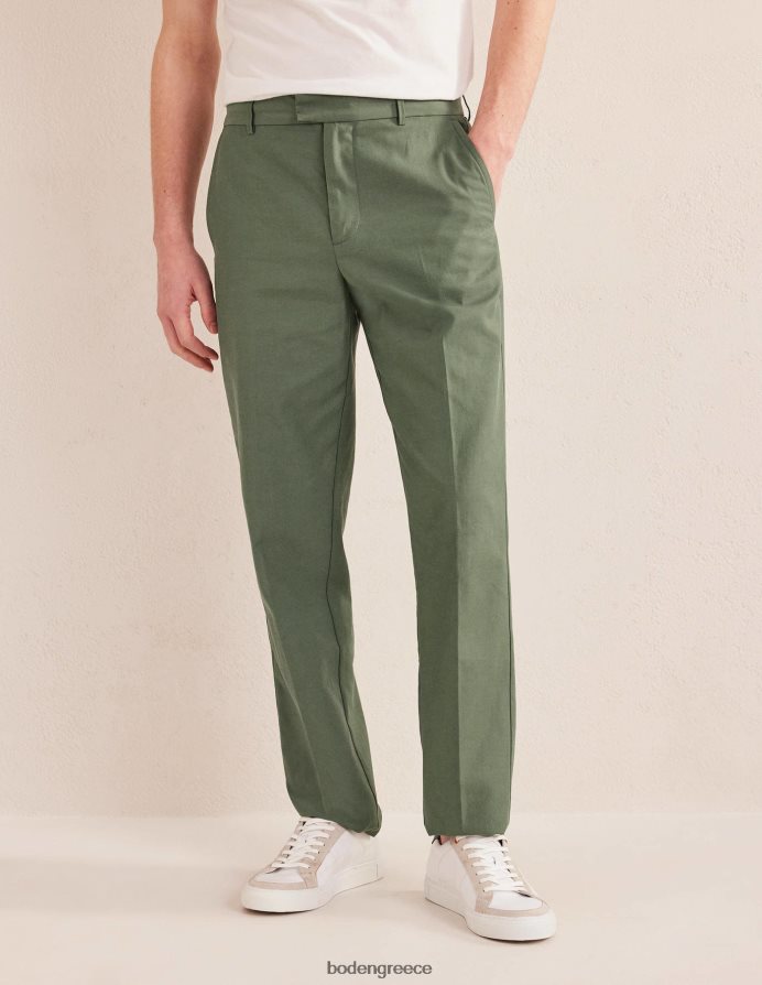 πράσινο αλιγάτορα είδη ένδυσης πλυμένο έξυπνο παντελόνι Boden άνδρες 464PH83623