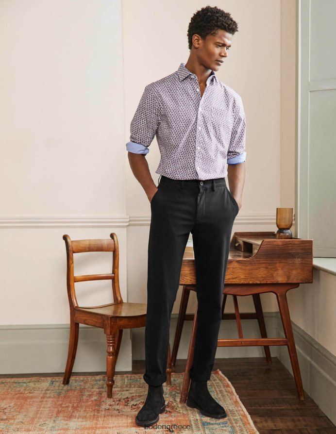 μαύρος είδη ένδυσης slim leg chinos Boden άνδρες 464PH83602