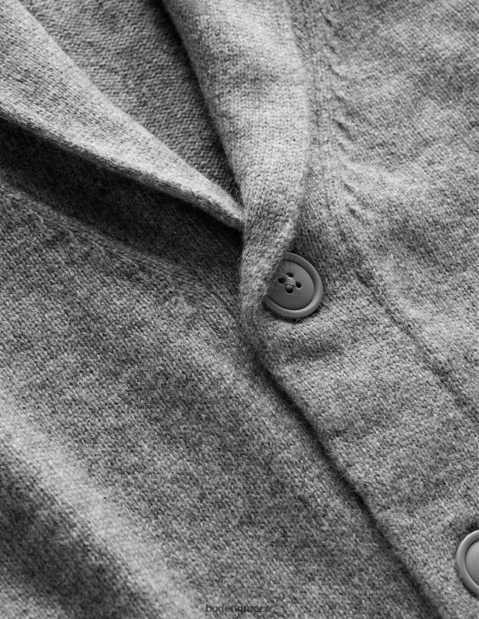 ανοιχτό γκρι μελανζέ είδη ένδυσης ζακέτα γιακά σάλι Boden άνδρες 464PH83509