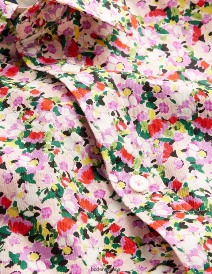 μικρό βαμμένο φλοράλ είδη ένδυσης πουκάμισο με γιακά Boden άνδρες 464PH83512