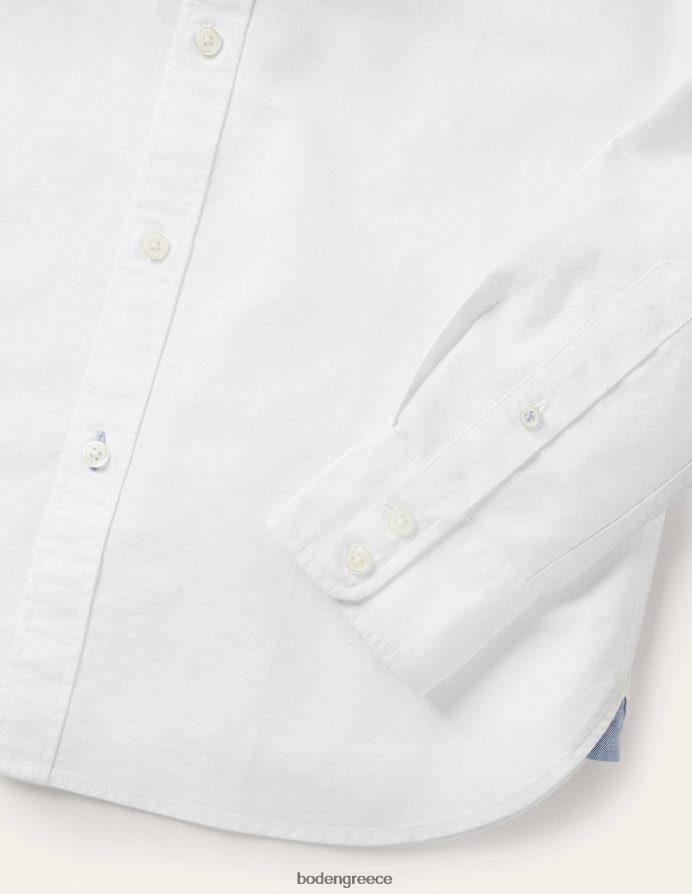 άσπρο είδη ένδυσης λεπτό πουκάμισο με κουμπιά Boden άνδρες 464PH83569