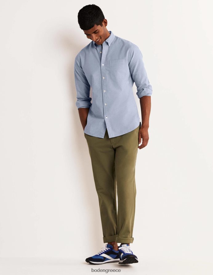 μπλε της Οξφόρδης είδη ένδυσης λεπτό πουκάμισο με κουμπιά Boden άνδρες 464PH83603