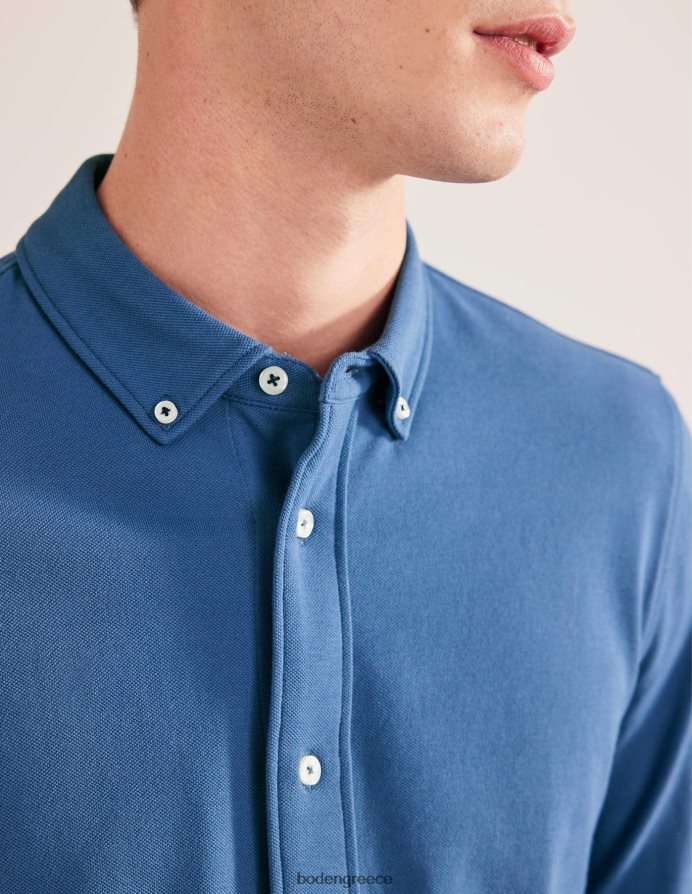 αληθινό ναυτικό είδη ένδυσης ελαφρύ πουκάμισο πικέ Boden άνδρες 464PH83631