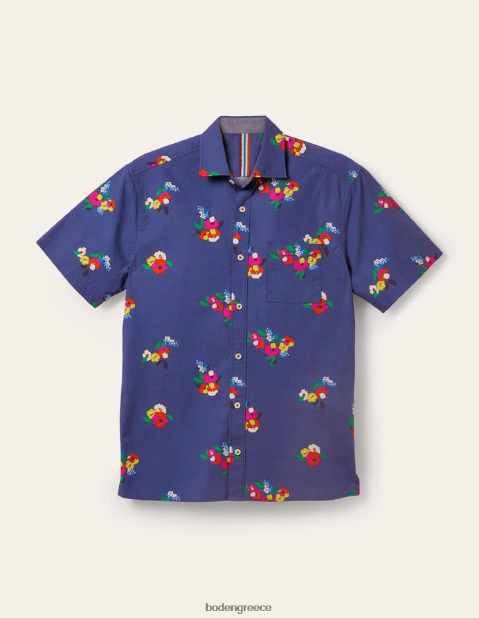 δεξιά πολύ λουλουδάτο είδη ένδυσης εμπριμέ κοντομάνικο πουκάμισο Boden άνδρες 464PH83632