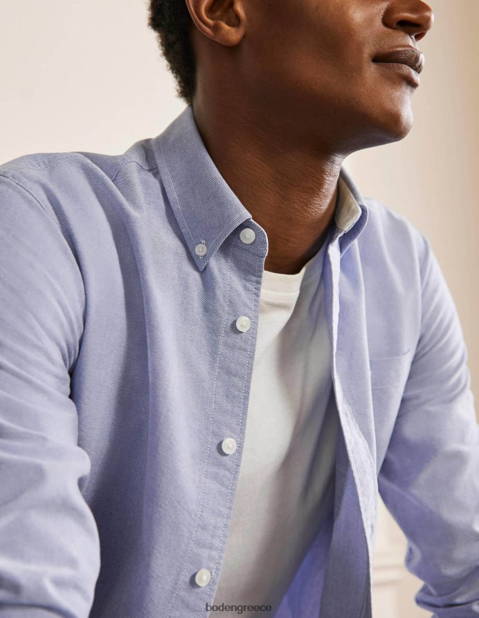 μπλε είδη ένδυσης πουκάμισο oxford σε λεπτή εφαρμογή Boden άνδρες 464PH83630