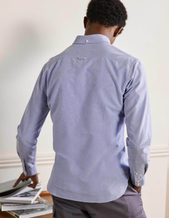 μπλε είδη ένδυσης πουκάμισο oxford σε λεπτή εφαρμογή Boden άνδρες 464PH83630