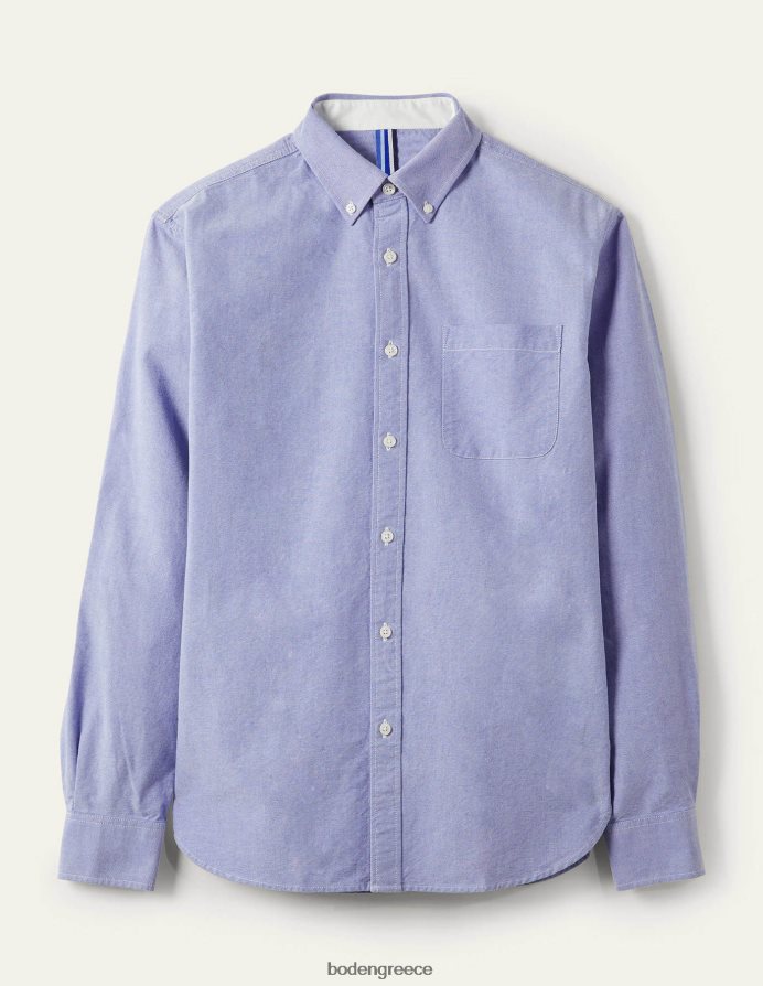 μπλε είδη ένδυσης πουκάμισο oxford σε λεπτή εφαρμογή Boden άνδρες 464PH83630