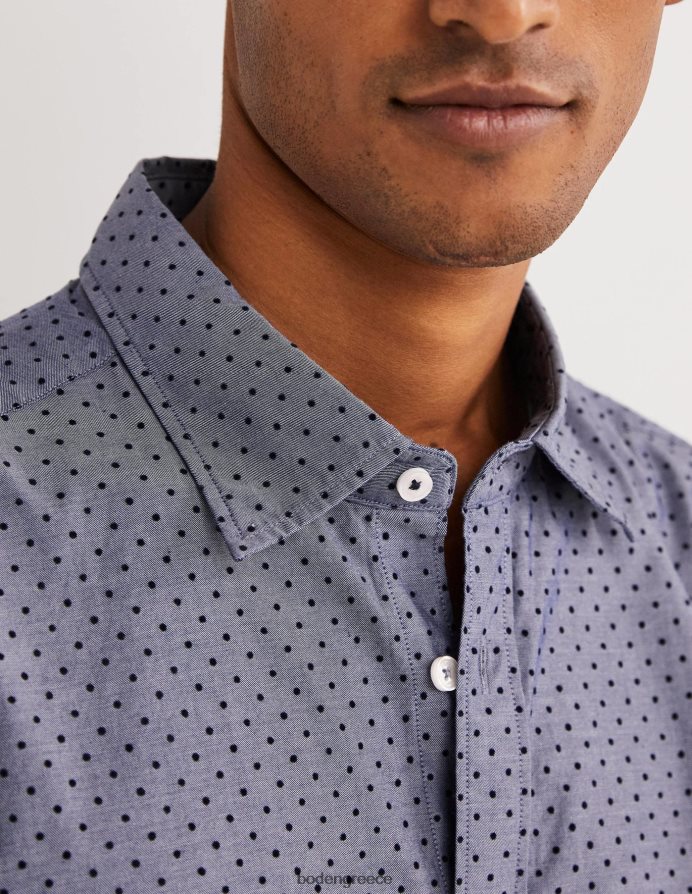 μπλε συρρέουν σημείο είδη ένδυσης κομμένο twill slim fit πουκάμισο Boden άνδρες 464PH83604