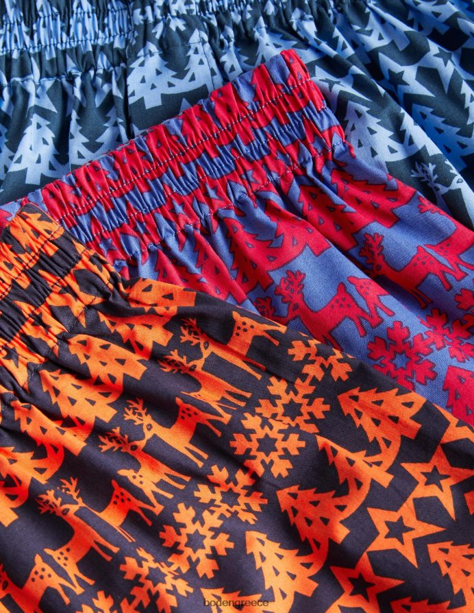 χάρτινη αλυσίδα είδη ένδυσης Πλεκτά μποξεράκια 3 συσκευασιών Boden άνδρες 464PH83578