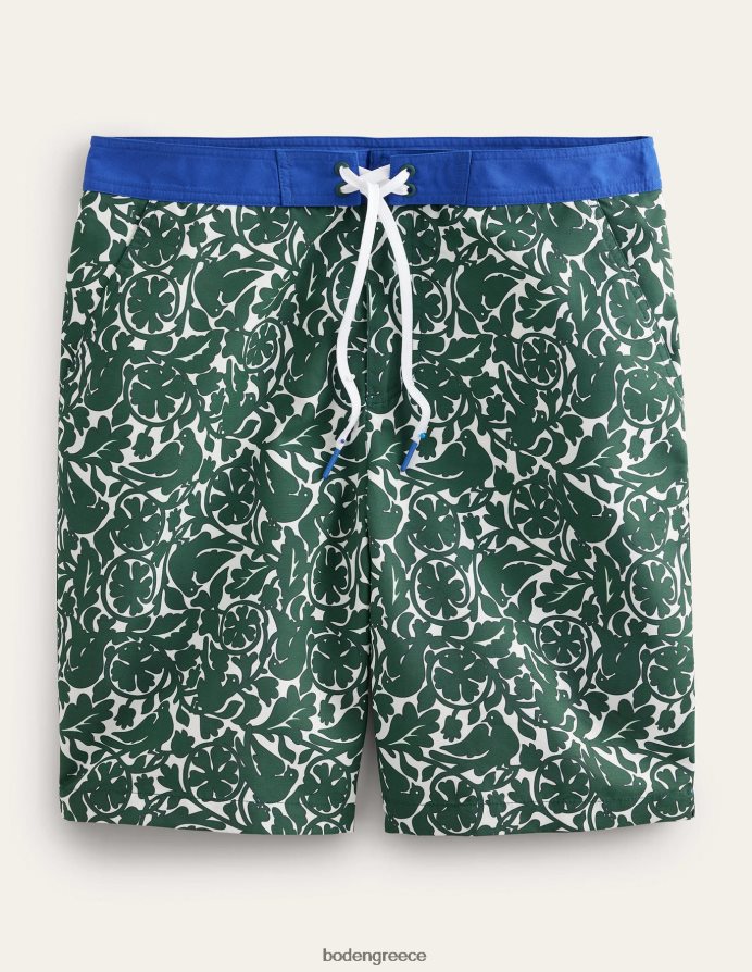 πράσινο πουλί ερωδιού είδη ένδυσης σταθερή σανίδα μέσης κοντή Boden άνδρες 464PH83532