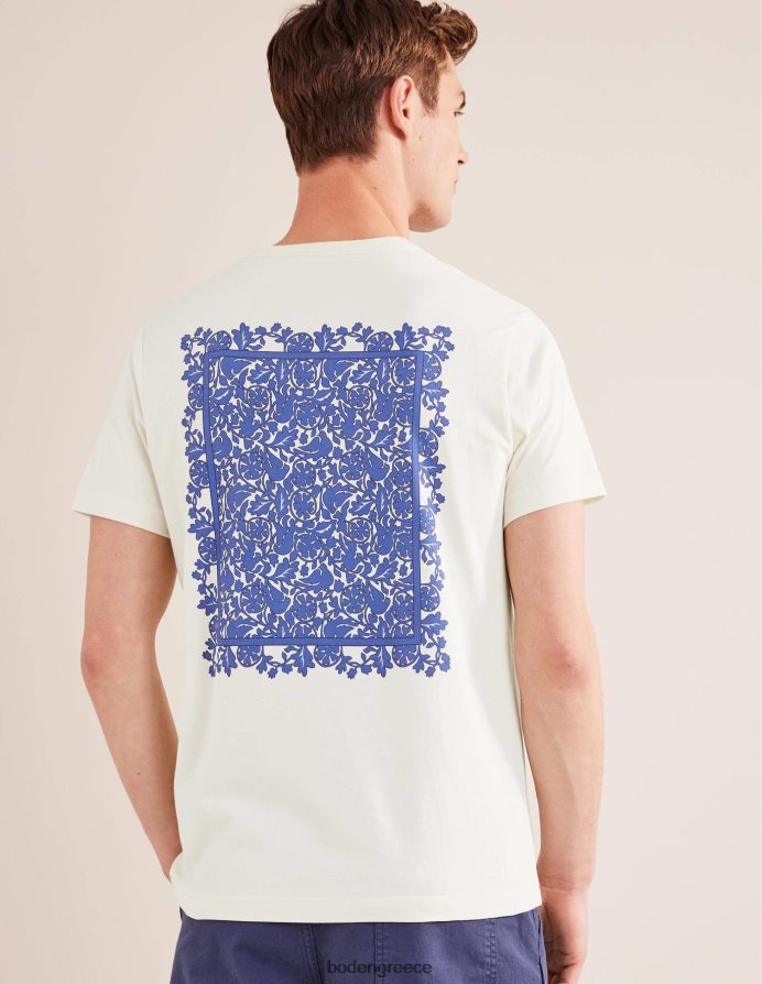 πουλιά με λοβό βανίλιας είδη ένδυσης γραφικό μπλουζάκι Boden άνδρες 464PH83508