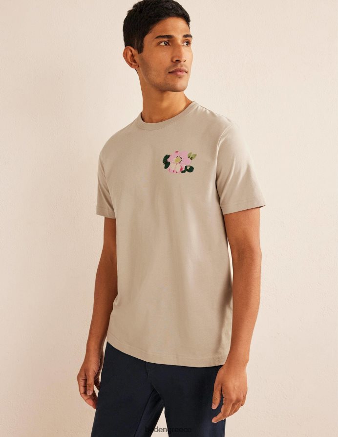 πέτρα λουλουδάτο είδη ένδυσης γραφικό μπλουζάκι Boden άνδρες 464PH83529