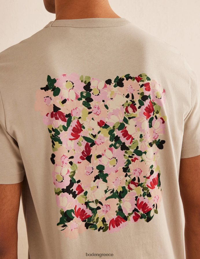 πέτρα λουλουδάτο είδη ένδυσης γραφικό μπλουζάκι Boden άνδρες 464PH83529